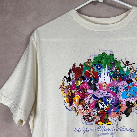 Disney Music Wonder Shirt Medium 100th Anniversary 100 Years Of Mickey - Picture 5 of 9